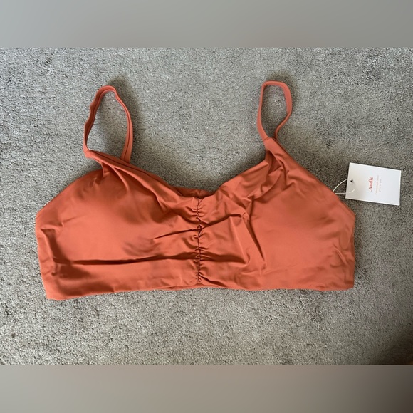 Andie Swim The Symi Top in Cedar Size XXL Sustainable Bikini Top Plus Size - Picture 3 of 8